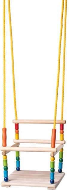 Wooden swing for children up to 35 kg