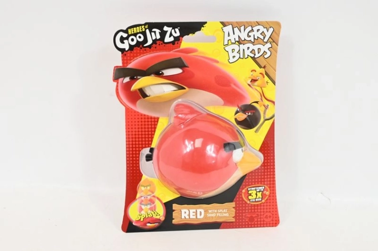 Goo Jit Zu Angry Birds Red – stretchy figure with sand filling