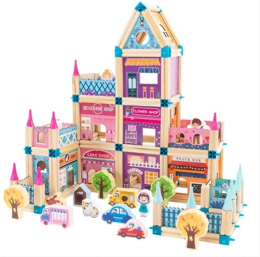 Wooden Princess Cottage 278 Pieces For Children 3+