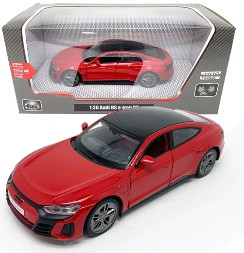 Metalen automodel 1:36 Audi RS e-tron GT met licht en geluid