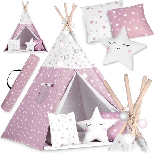 Équipement complet, y compris les guirlandes lumineuses