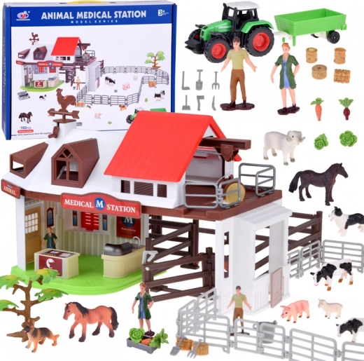 Ferme - Station vétérinaire avec 102 éléments