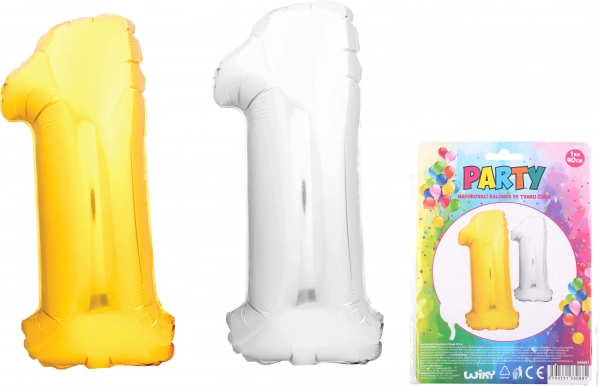 Ballon gonflable chiffre 1