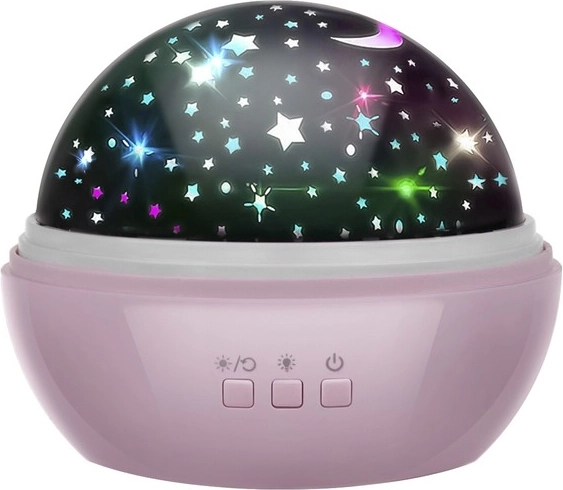 Nachtprojektor für Sternenhimmel und Unterwasserwelt – Rosa