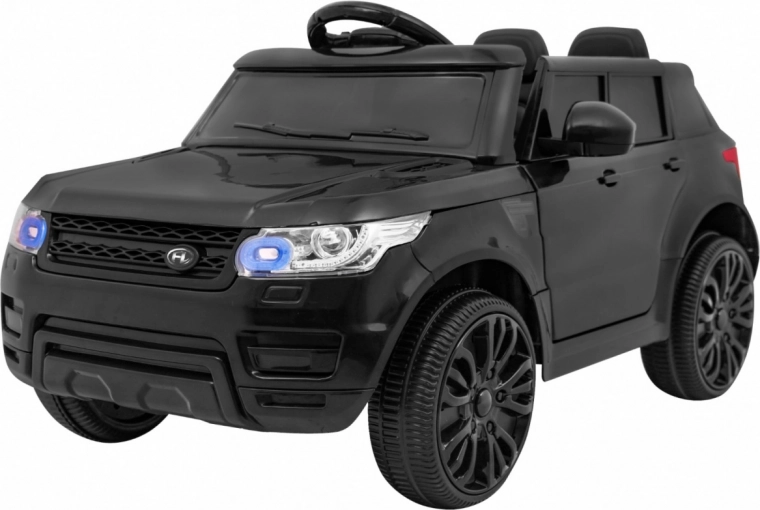 Kids' electric SUV with remote control – Black