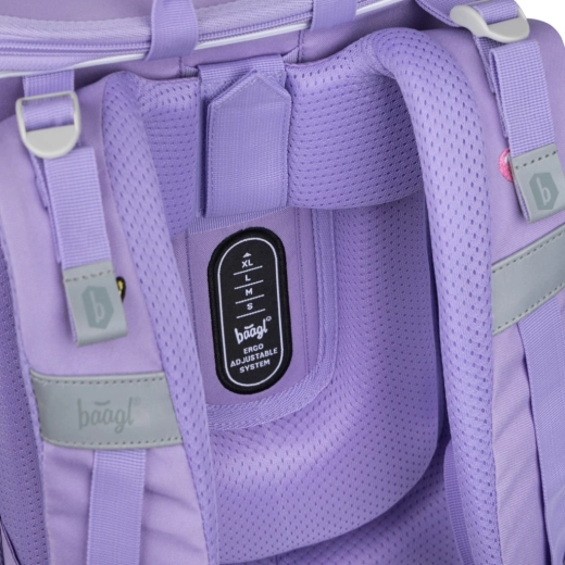 Ergonomic back system that grows with the child