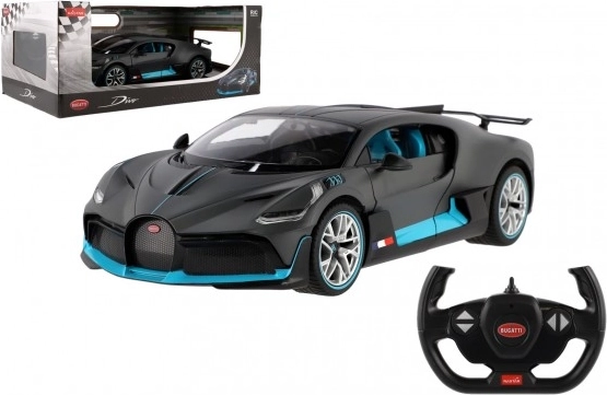 RC Car BUGATTI Divo 1:14 Grey 2.4 GHz with Opening Doors