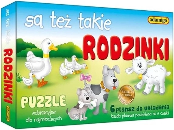 Er zijn ook zulke gezinnetjes – educatieve puzzel voor kinderen