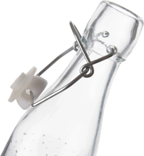Practical swing-top closure for repeated use