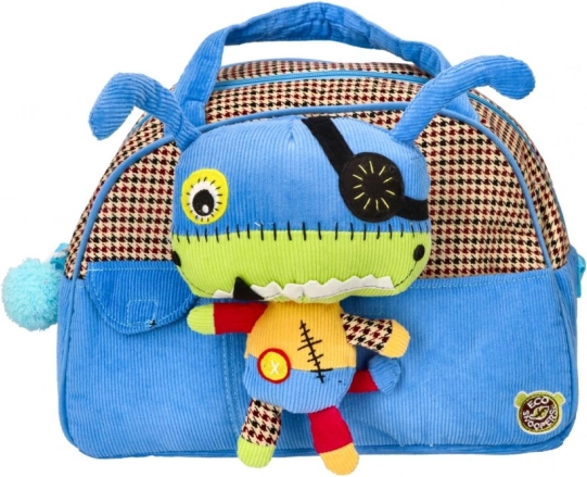 Sac à dos pour enfants avec monstre en peluche EcoSnoopers
