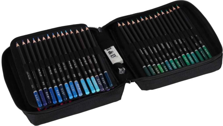 Praktisch etui met rits