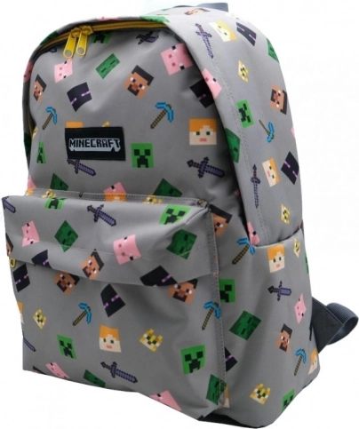 Rugzak MINECRAFT in grijze kleur