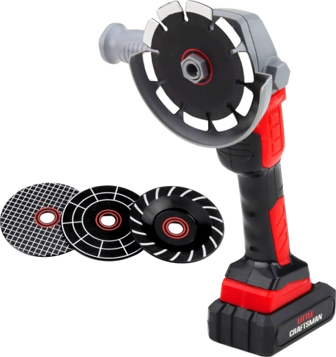 Meuleuse d’angle réaliste avec disques interchangeables