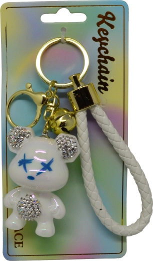 Mother-of-pearl Bear Keychain