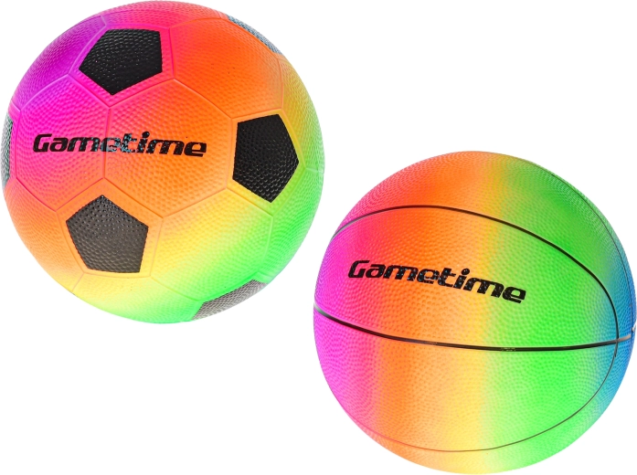 Deux balles de sport dans un seul set