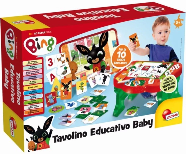Bing kinder-educatieve tafel met spelletjeset