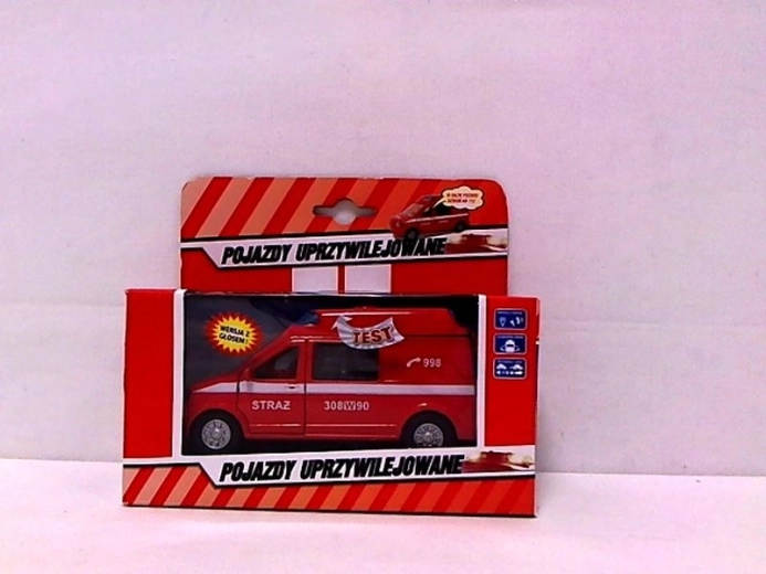 Fourgon de pompiers avec sons 14 cm