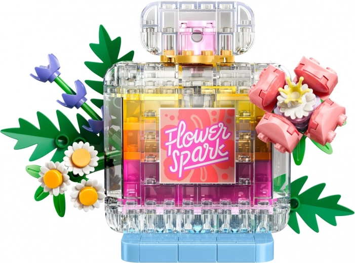 Détails floraux et look « en verre »