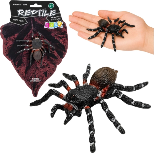 Realistische rubberen tarantula-figuur 10 cm