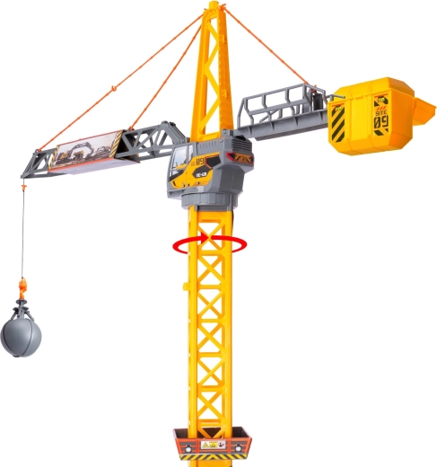 Tourelle rotative 360° pour un chantier réaliste