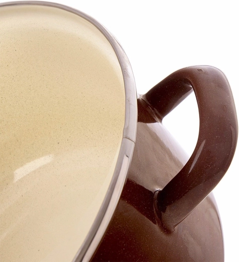 Food-safe enamelled steel
