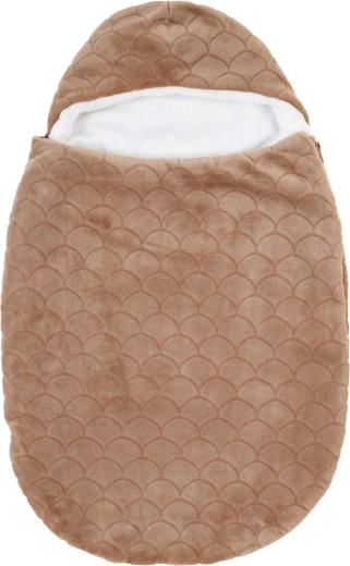 Nattou baby car seat footmuff Lapidou mocha 70 cm