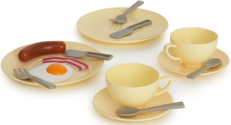Complete ontbijtuitrusting voor twee personen