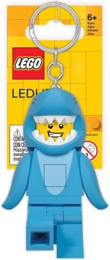Lego Iconic lichtgevende sleutelhanger haai