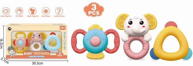 Ensemble de hochets pour bébés, 3 pièces