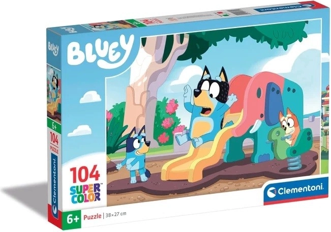 puzzle 104 pièces Bluey