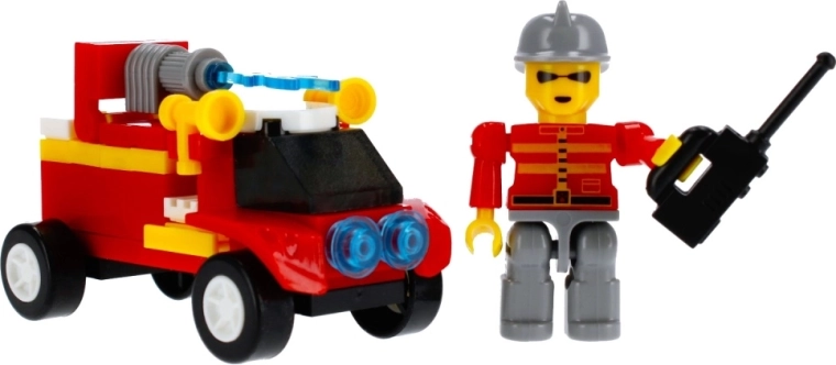 Fire engine with accessories