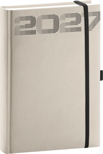 Notique dagplanner Aprint Top 2027 lichtgrijs 15 × 21 cm