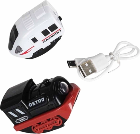 Two rechargeable vehicles for action-packed driving