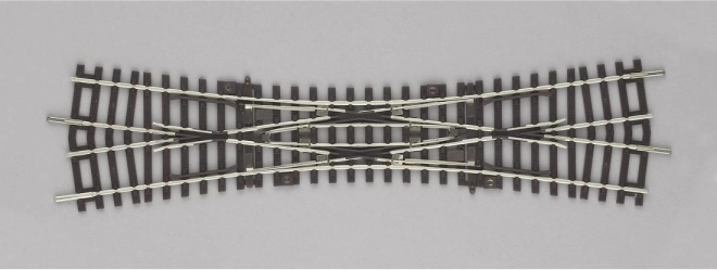 Aiguillage croisé Piko 15° H0