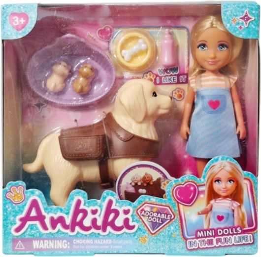 Doll with Puppy and Accessories