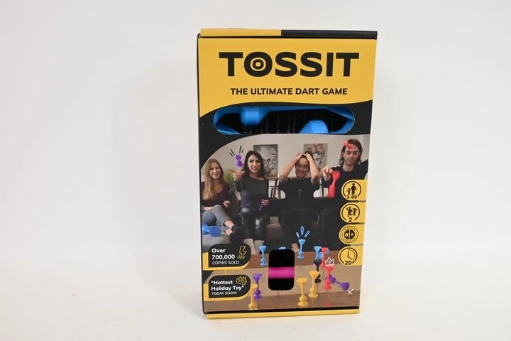 TOSSIT suction-cup darts starter set, 7 pcs, pink/blue