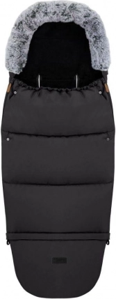 winter footmuff 2-in-1 MoMi Sardi black