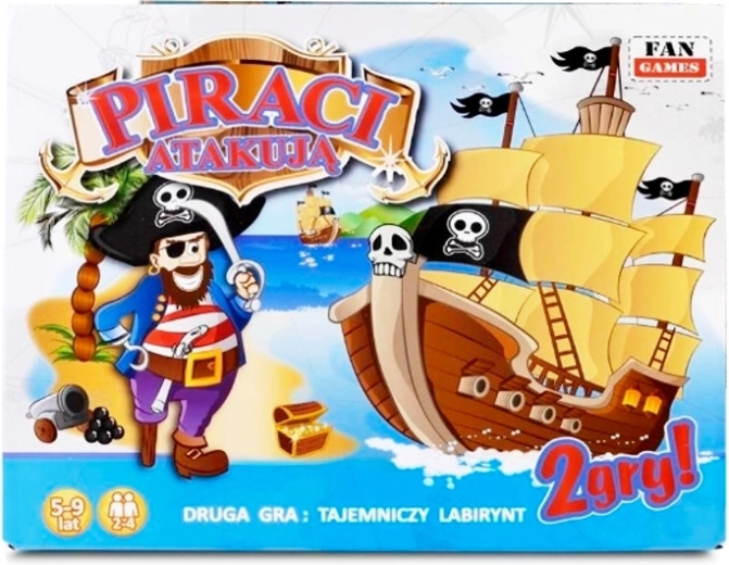 Pirates Attack – educational board game for children