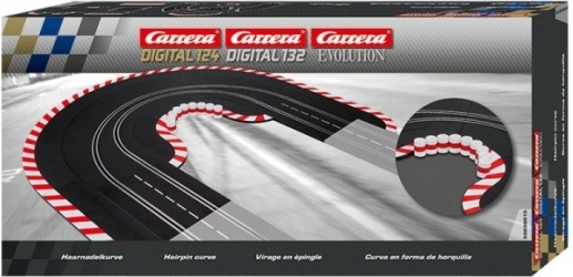 Curve with narrowed lane for EVOLUTION, Digital 132 and Digital 124