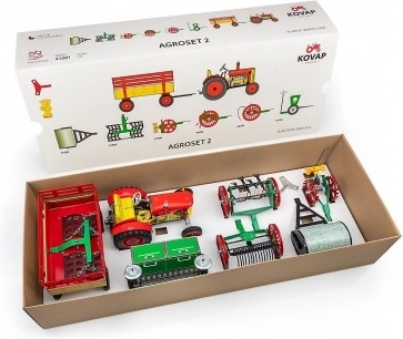 Metalen agro set Zetor