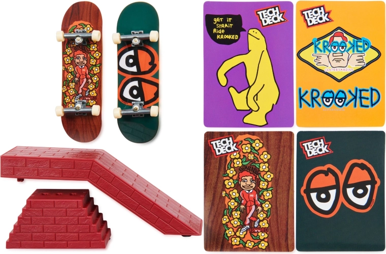 Deux planches de fingerboard KROOKED
