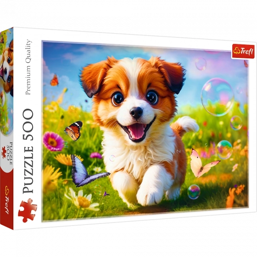 Puzzel Vrolijke hond 500 stukjes
