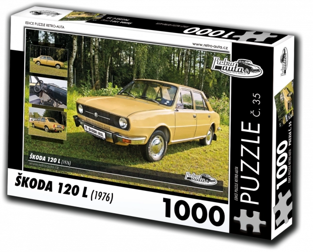 Puzzel Retro-auto’s Škoda 120 L (1976) – 1000 stukjes