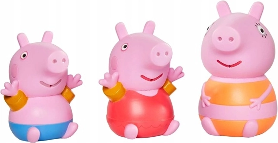 3 popular Peppa Pig characters in the pack