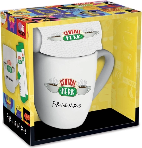 Friends women's gift set mug 315 ml and socks 36–41