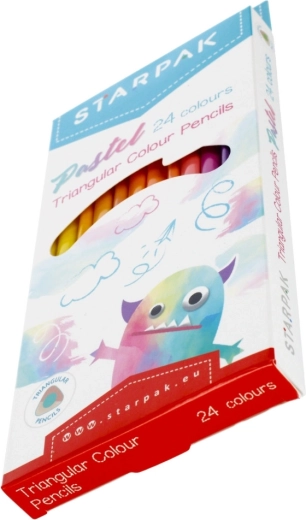 24 soft pastel shades