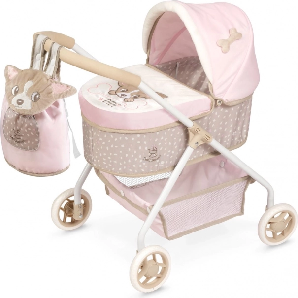 My First Doll Stroller with Backpack Didi 56 cm