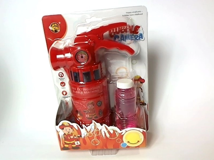 Bubble Blower in the Shape of a Fire Extinguisher