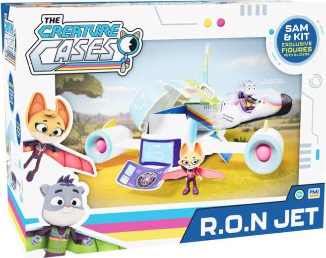 THE CREATURE CASES Airplane with Sam and Kit Figures