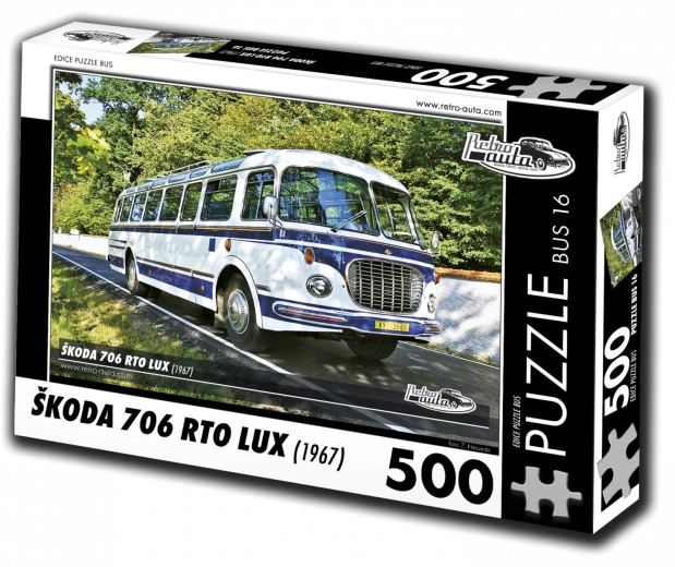 Puzzel RETRO-AUTA Škoda 706 RTO LUX bus 500 stukjes